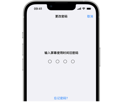 祁门iPhone屏幕维修分享iPhone屏幕使用时间密码忘记了怎么办 